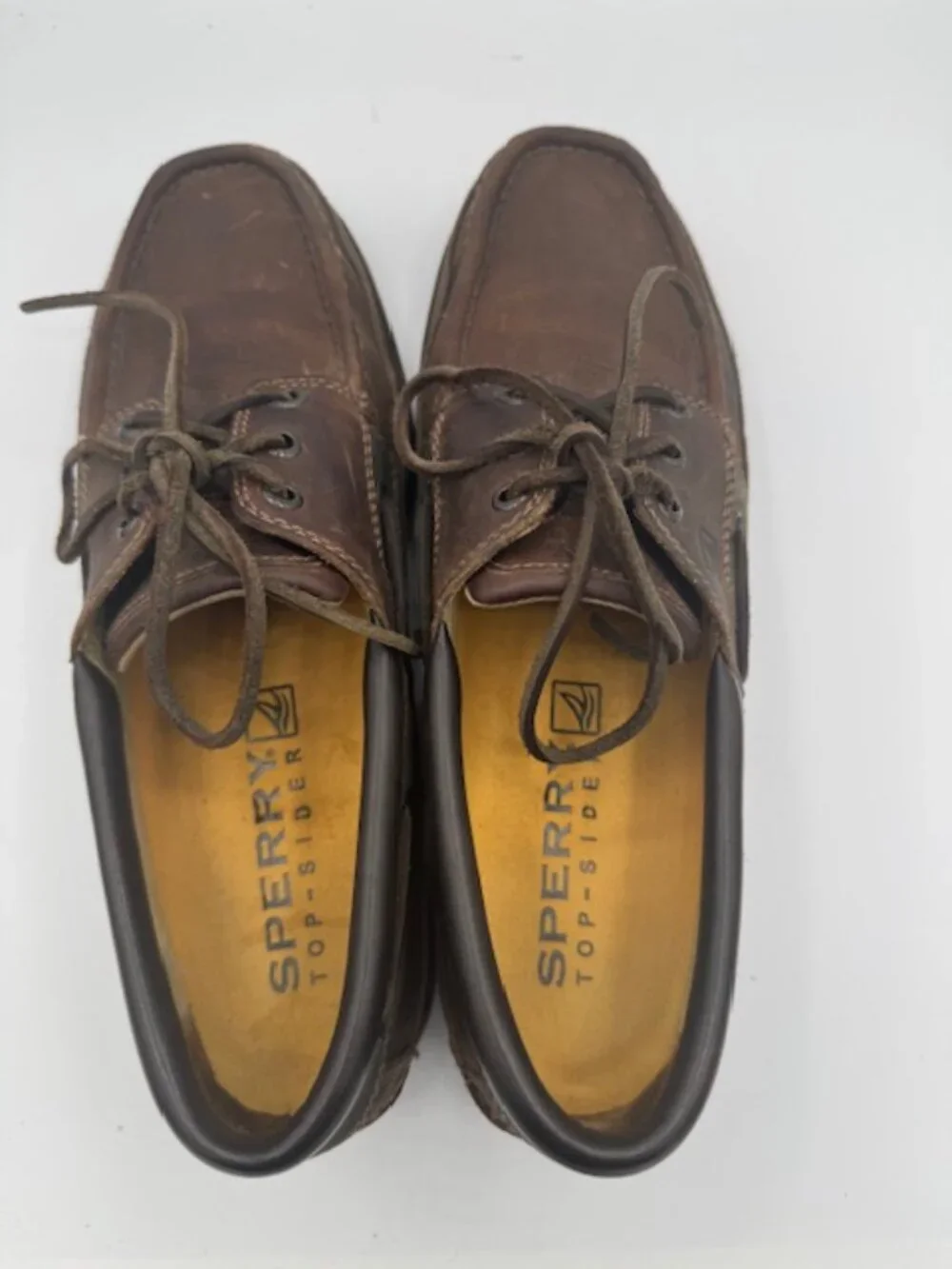 Sperry Authentic Original Boat Shoes Brown Leather Men's 11